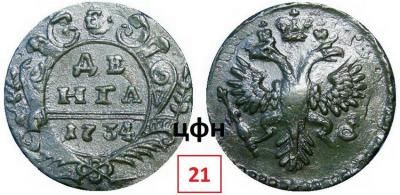 43-8. 4 шаблон, розетка гвоздика, крылья 9-10, крест державы узорный, ЦФН №21